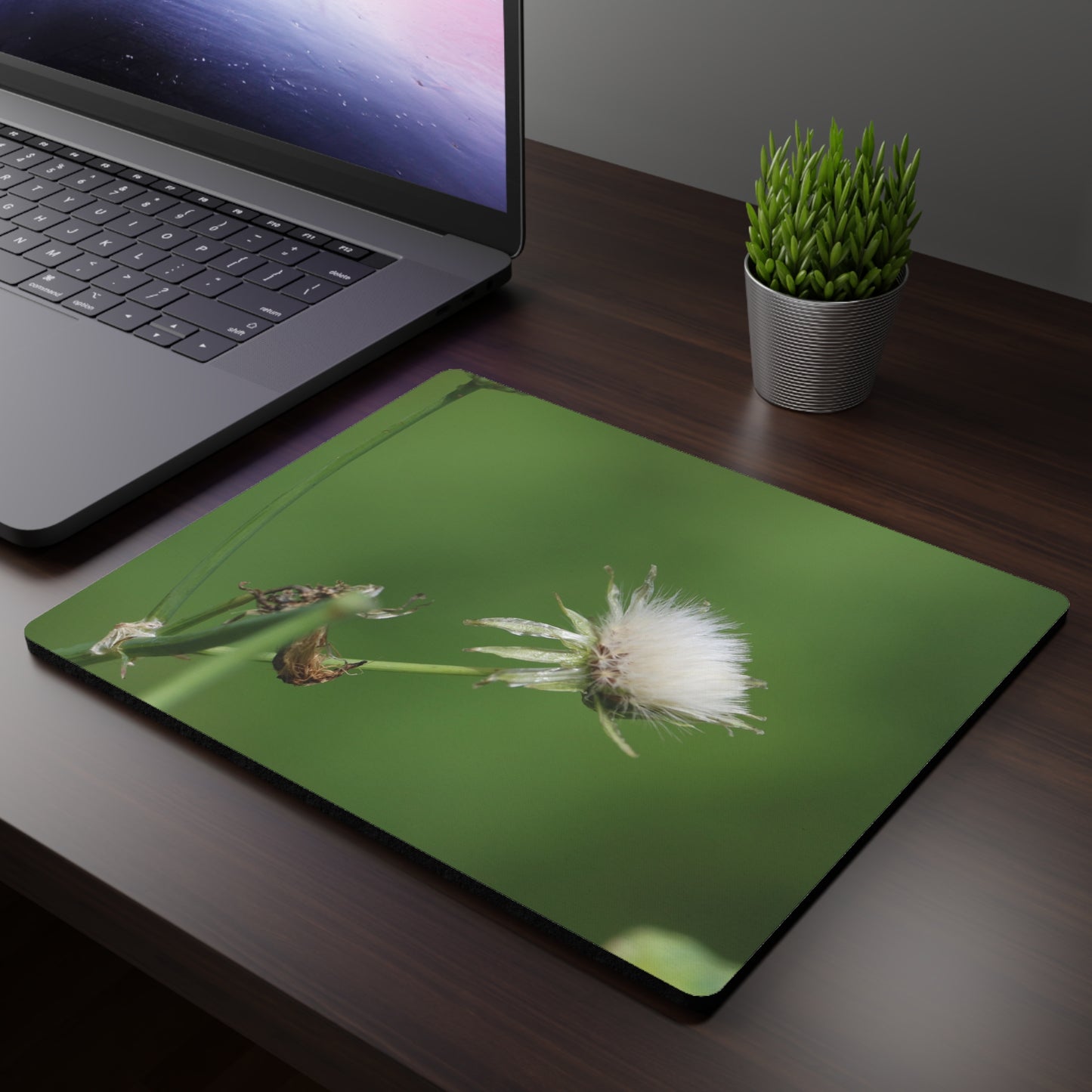 NN Rectangular Mouse Pad Dandelion Leans (R)
