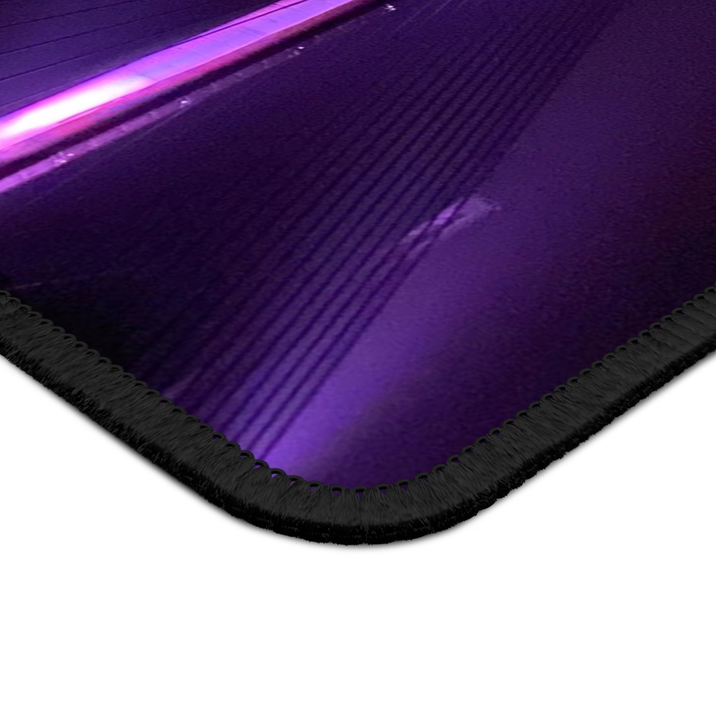 NN Gaming Mouse Pad DE Purple Lit Bridge In Storm