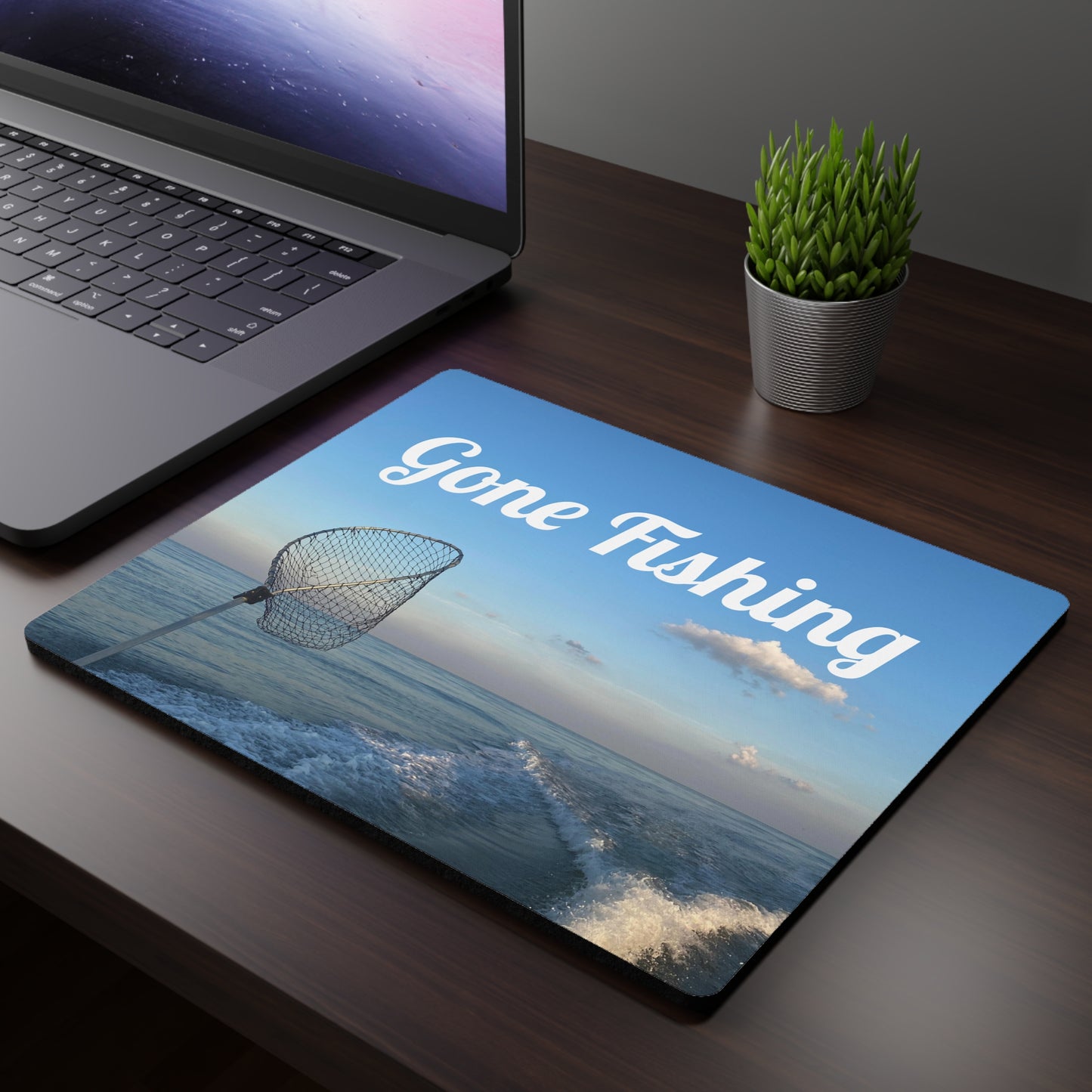 NN Rectangular Mouse Pad Atlantic Fish Net