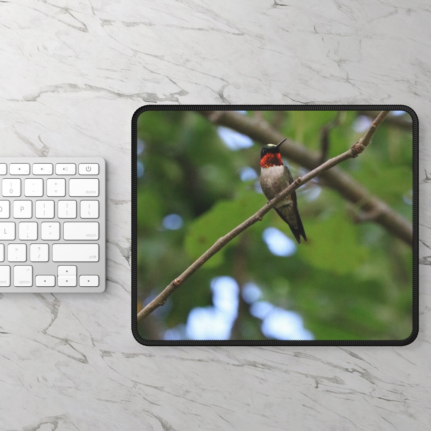NN Gaming Mouse Pad MD Hummingbird Red (R)