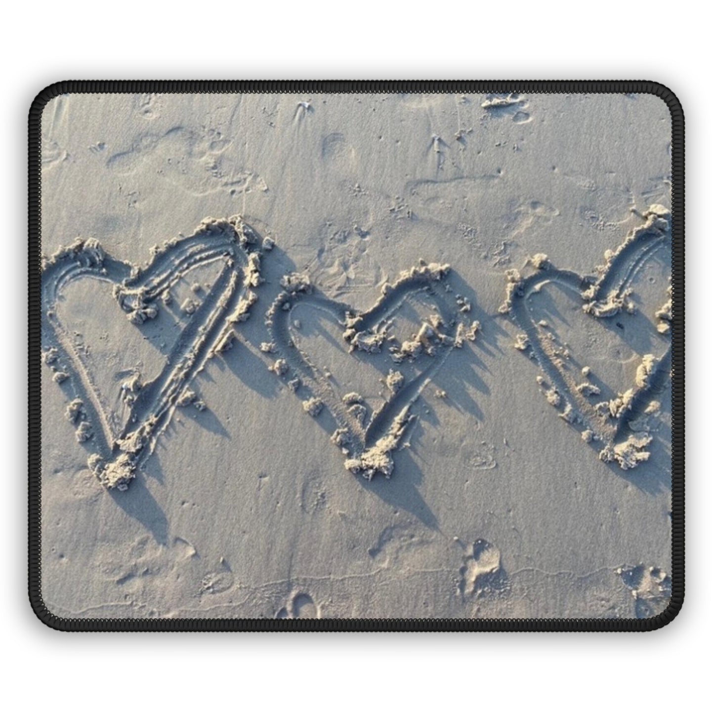 NN Gaming Mouse Pad Three Hearts In Sand