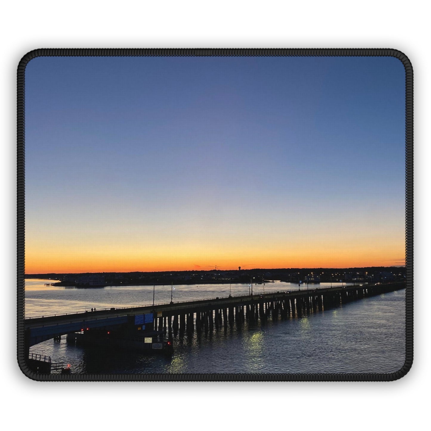 NN Gaming Mouse Pad Blue Sky OCMD Bridge Over Water
