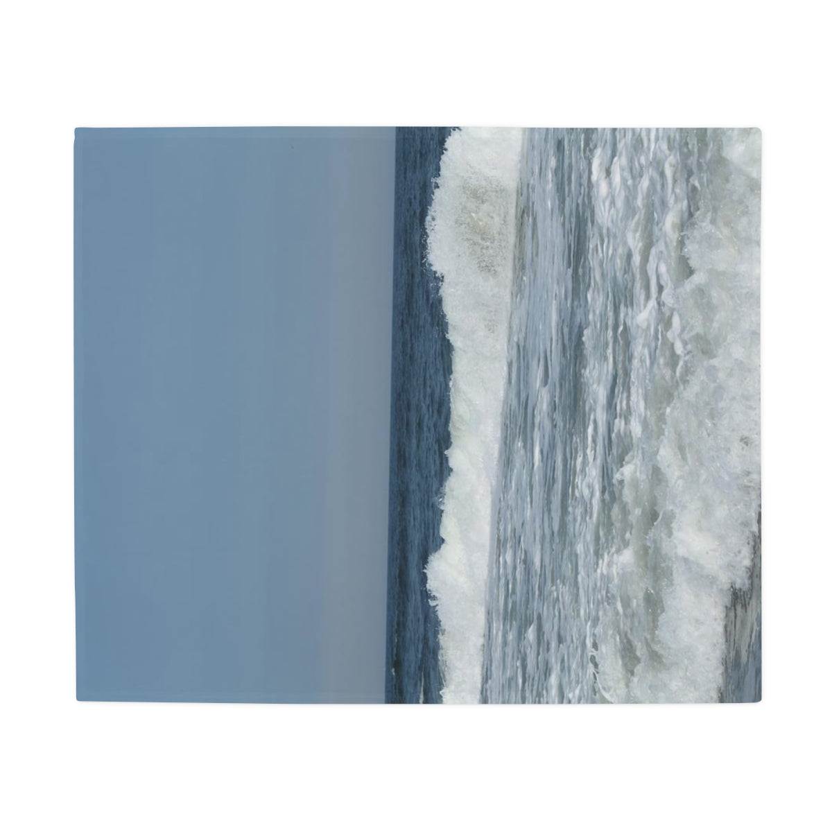 NN Plush Fleece Blanket Waves Come In