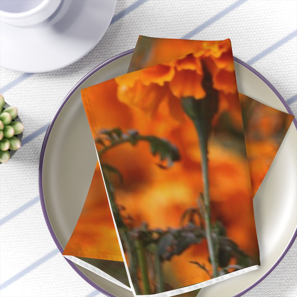NN Napkins Orange Marigolds