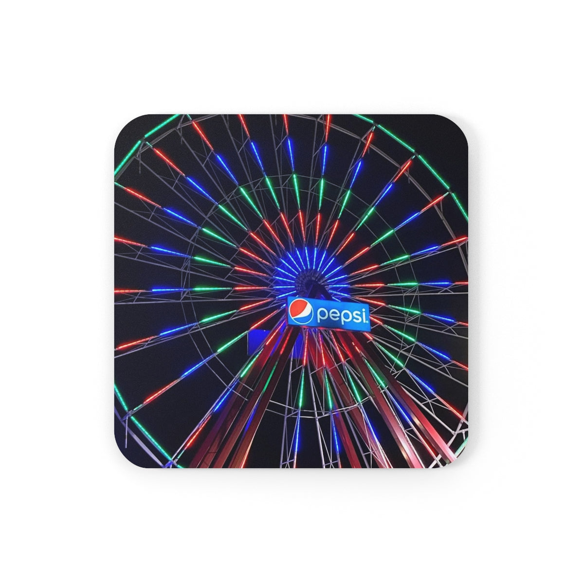NN Cork Back Coaster OCMD RP&G Ferris Wheel