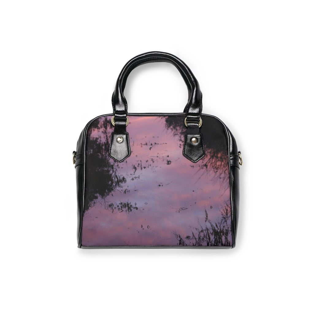 NN Shoulder Handbag Pink Sky Reflection Water