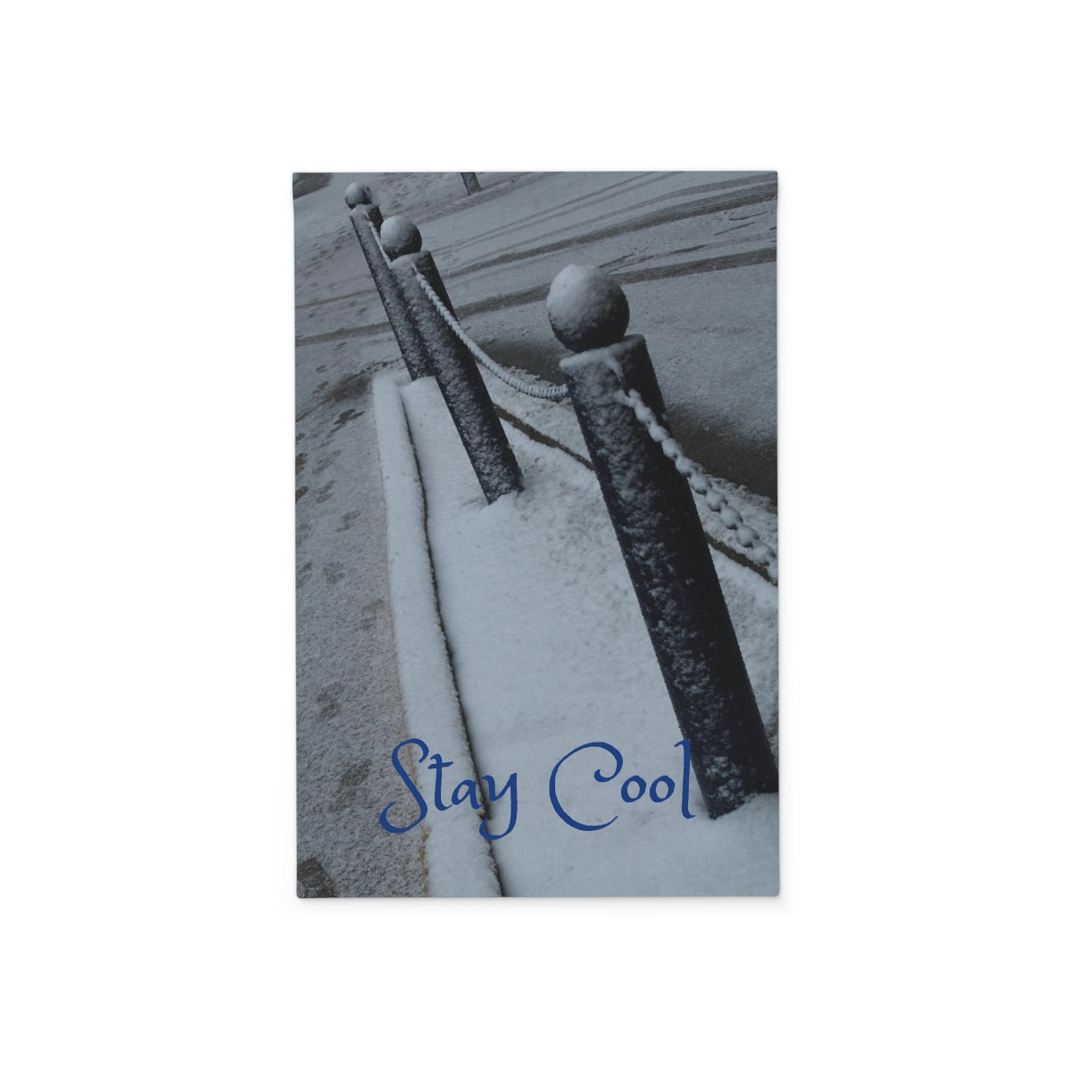 NN Garden Banner Snow On Blue Posts HUP ER