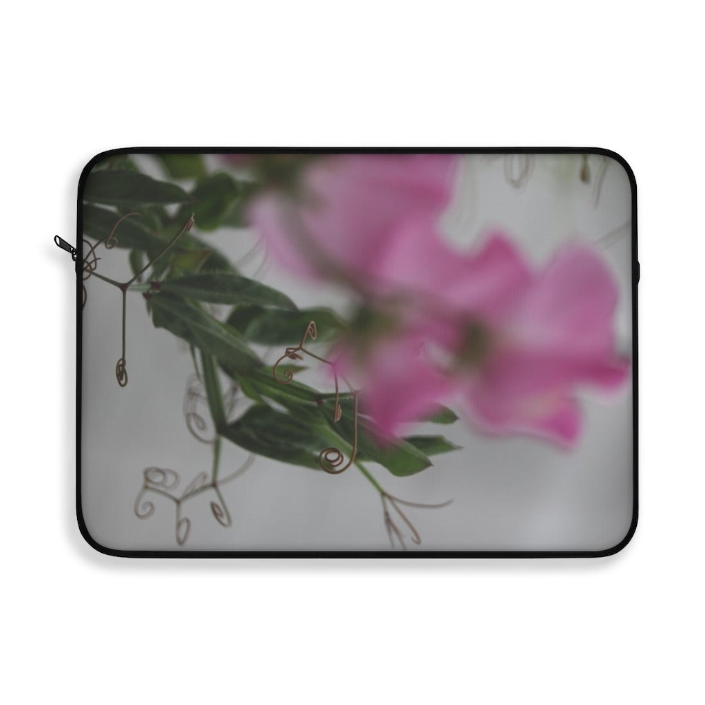 NN Laptop Sleeve Pink Abstract Flowers