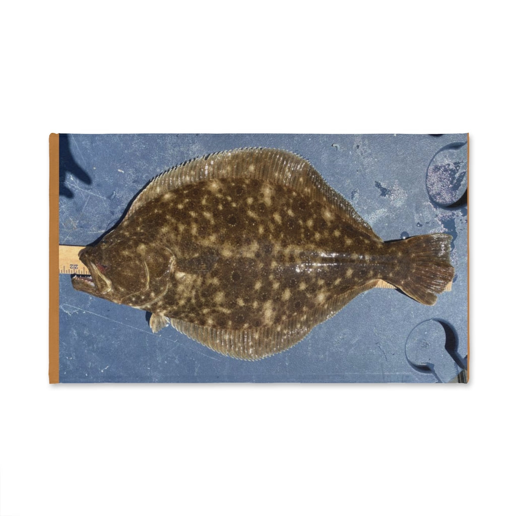 NN Fishing Hand Towel Flounder Teeth