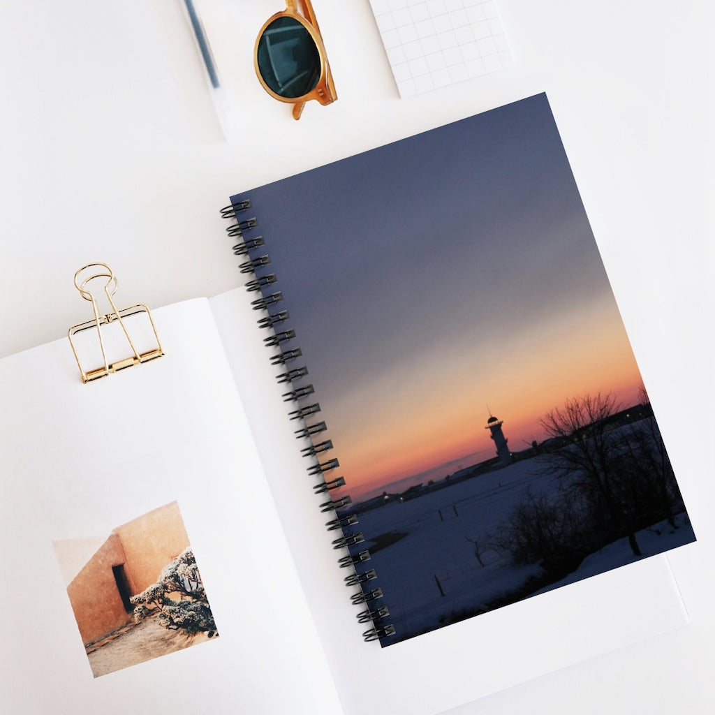 NN Spiral Notebook - Ruled Line (LM) Tower Sky