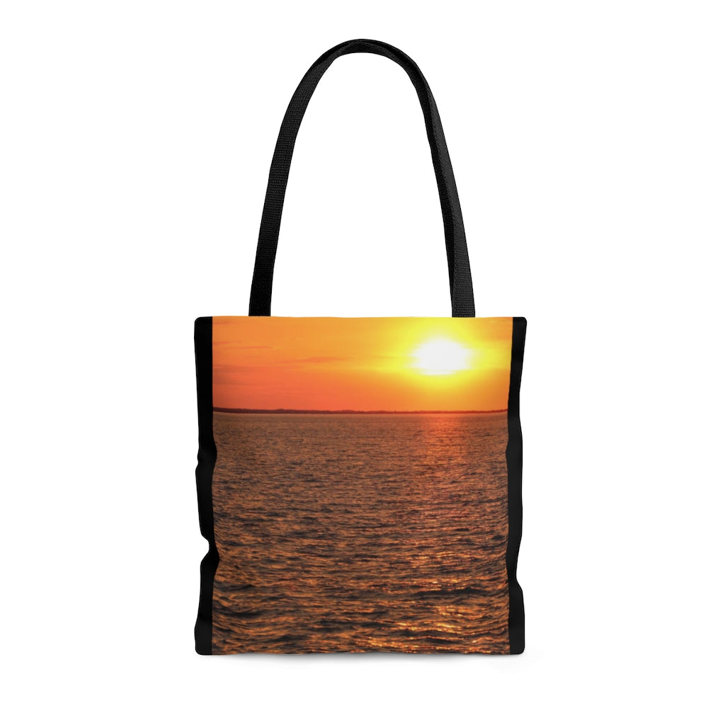 NN AOP Tote Bag Low Yellow Sun