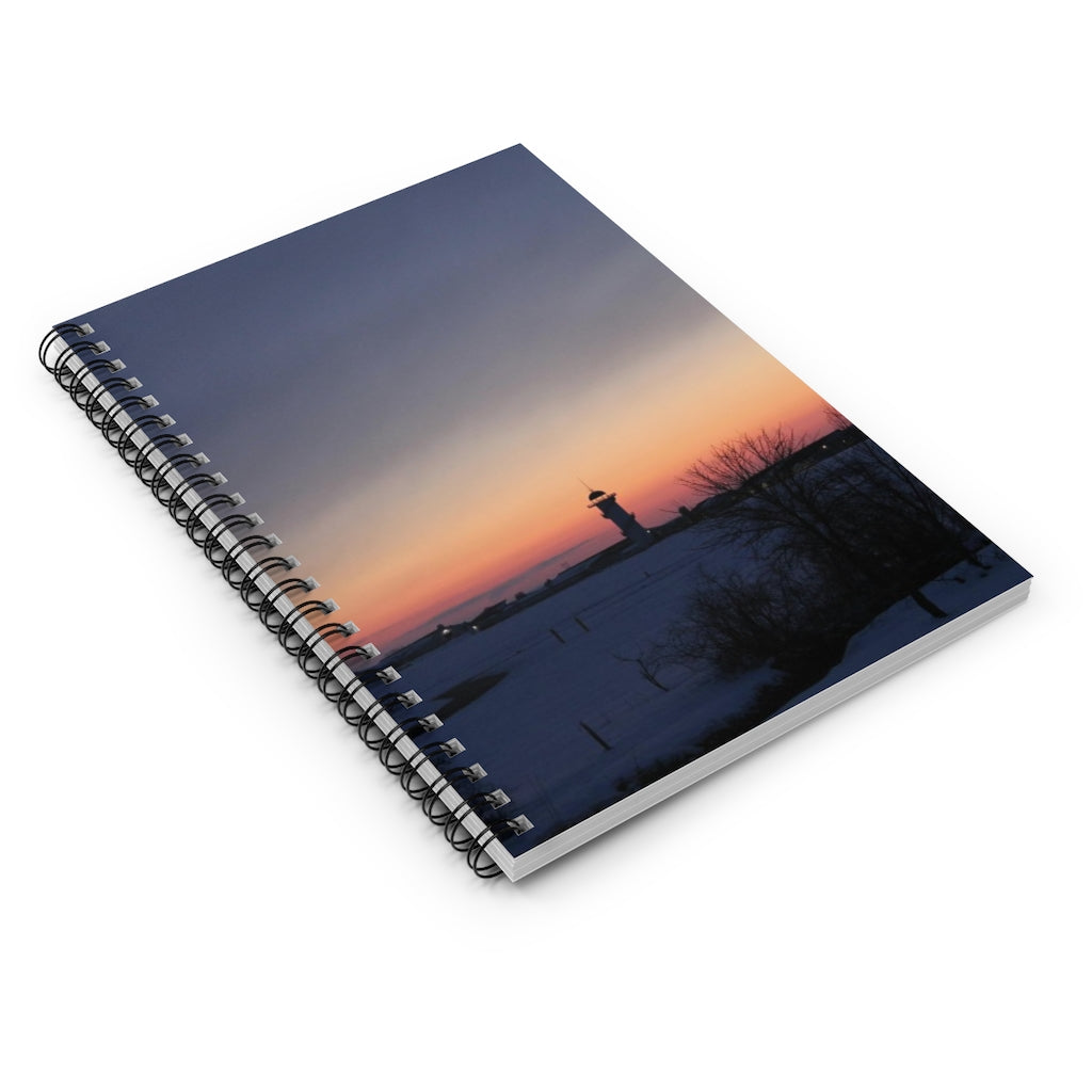 NN Spiral Notebook - Ruled Line (LM) Tower Sky