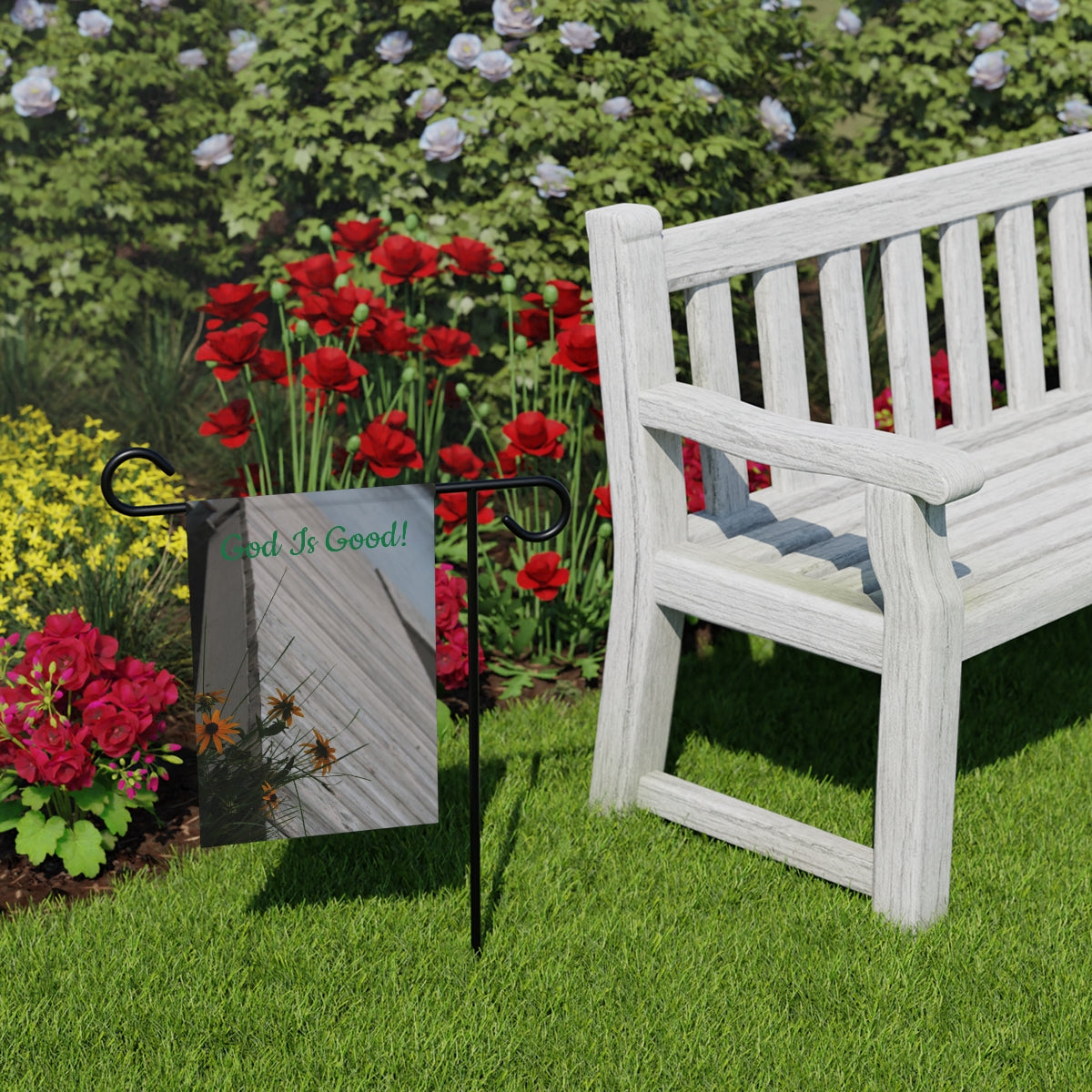 NN Garden Banner Flowers By (MI) Dock