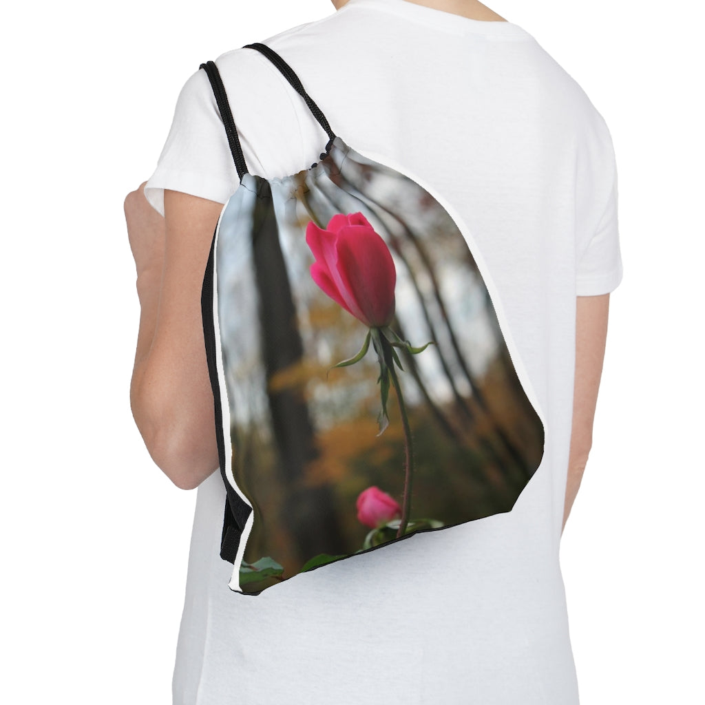 NN Outdoor Drawstring Bag Pink Rose Buds (IMD)