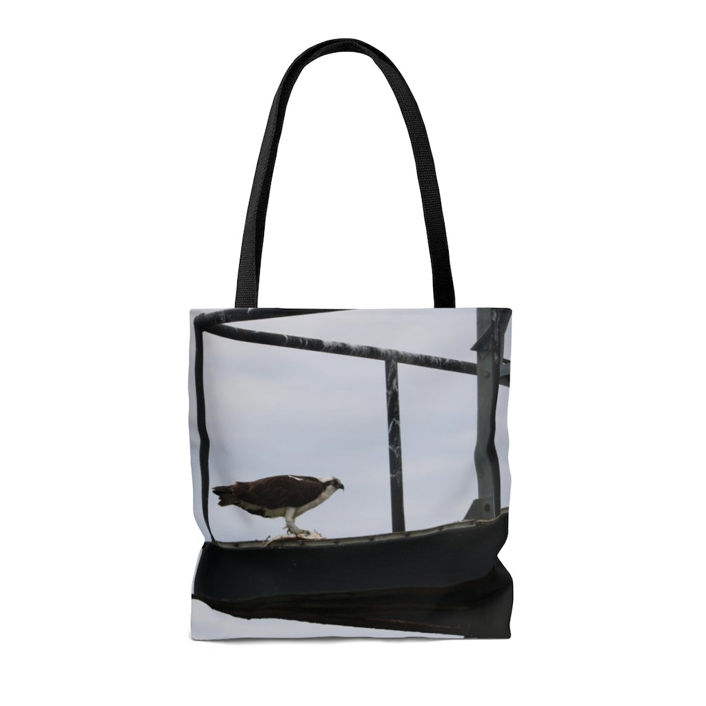 NN AOP Tote Bag Osprey Eating A Fish