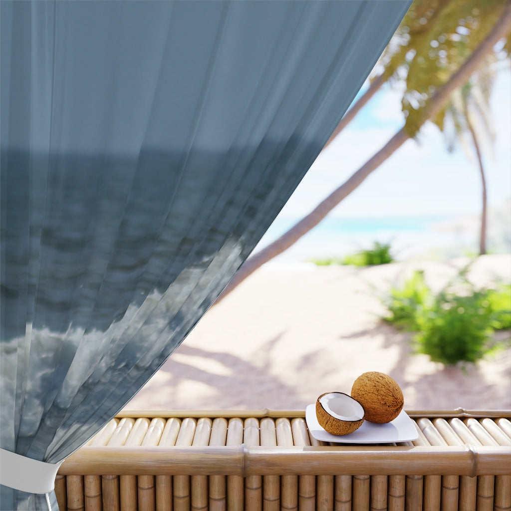 NN Window Curtains (1 Piece) Rolling Waves