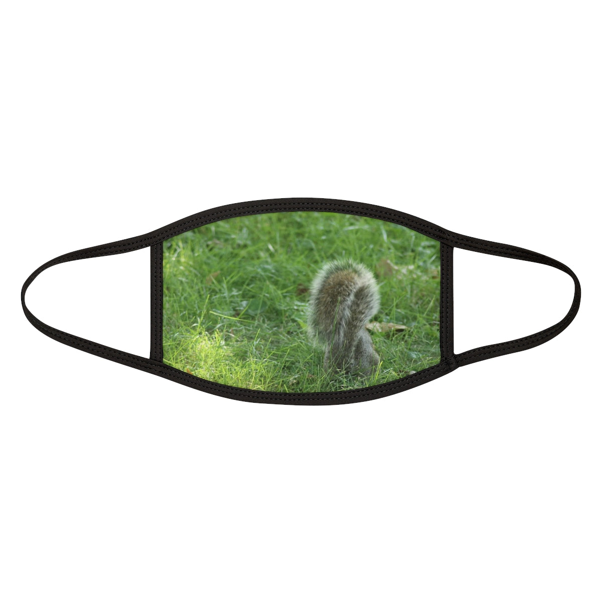 NN Mixed-Fabric Face Mask Squirrel Tail