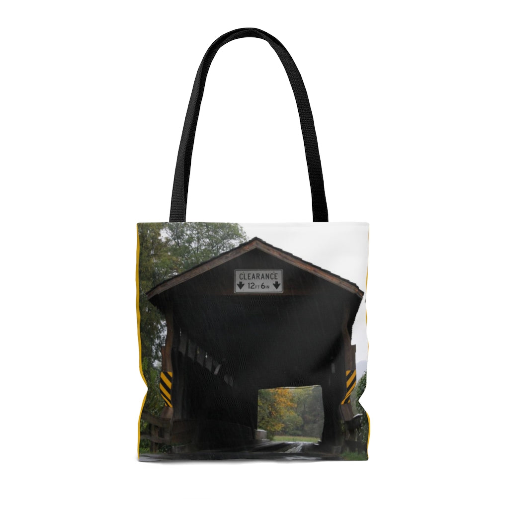 NN AOP Tote Bag Covered Bridge