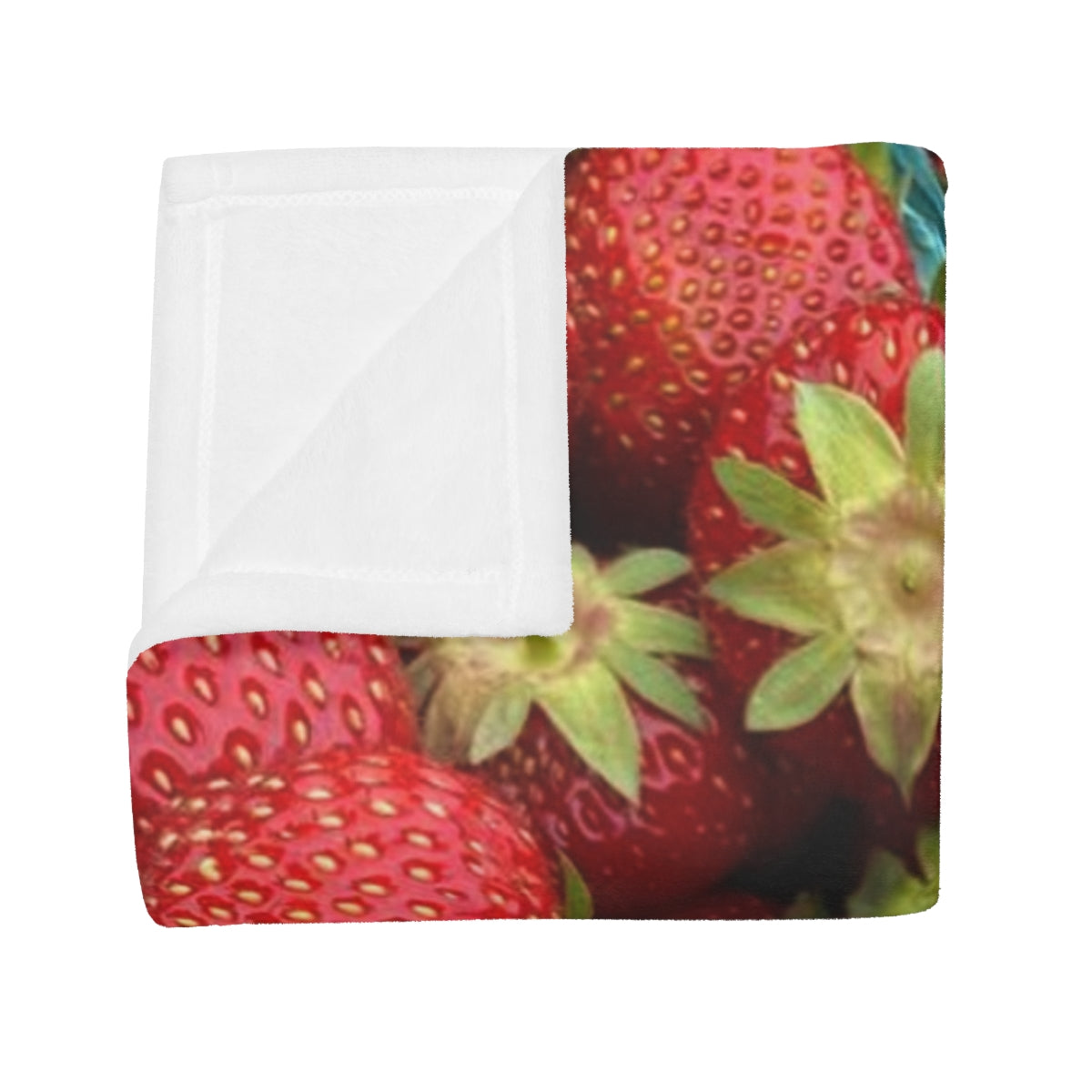 NN Plush Fleece Blanket Lots Of Strawberries