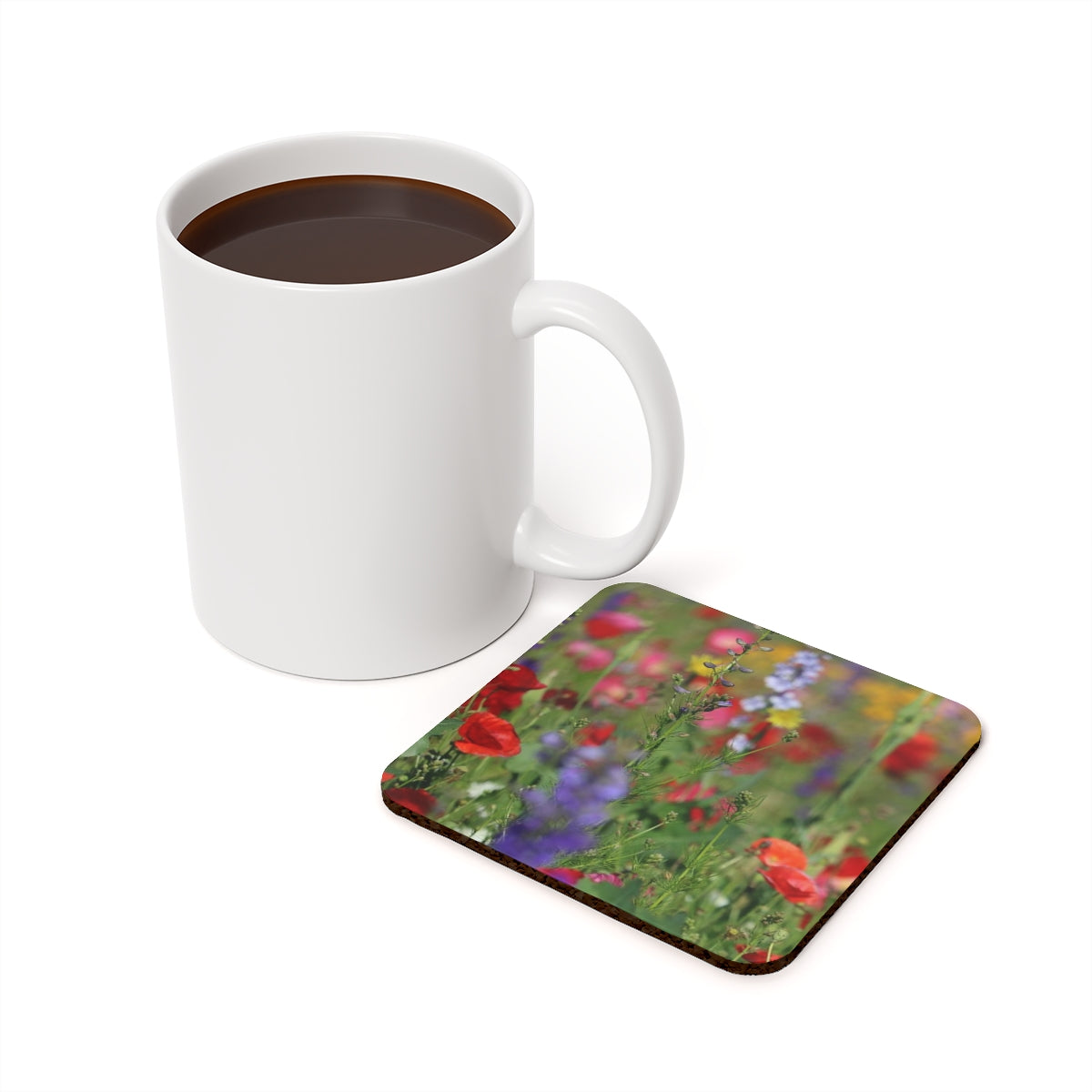 NN Cork Back Coaster Wildflowers