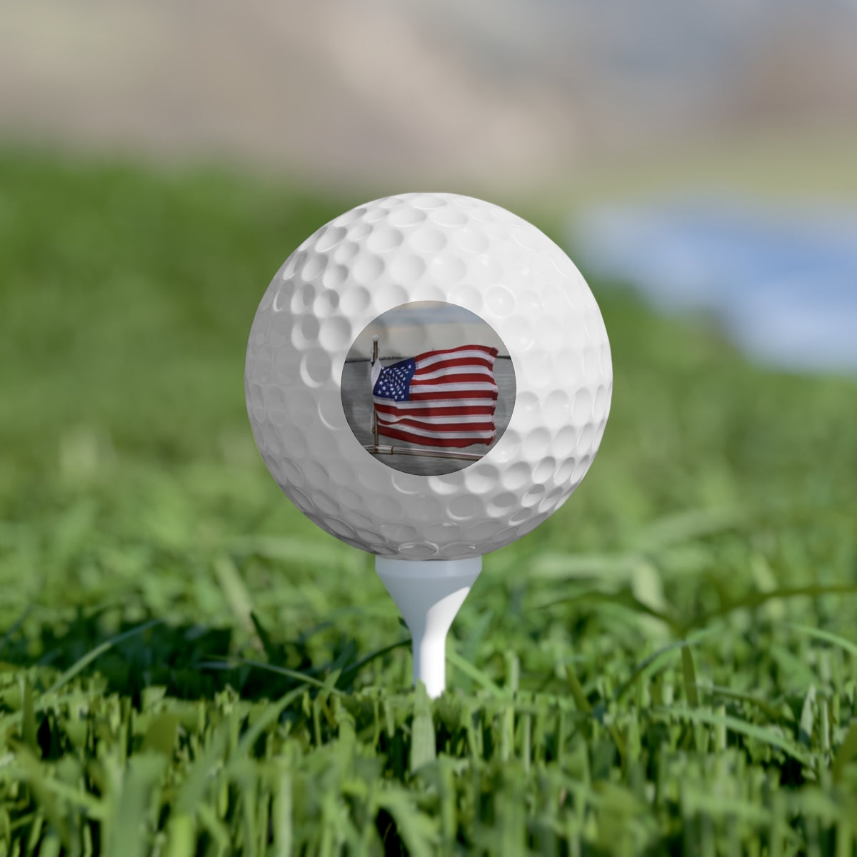 NN Golf Balls, 6pcs American Flag DE Fishing