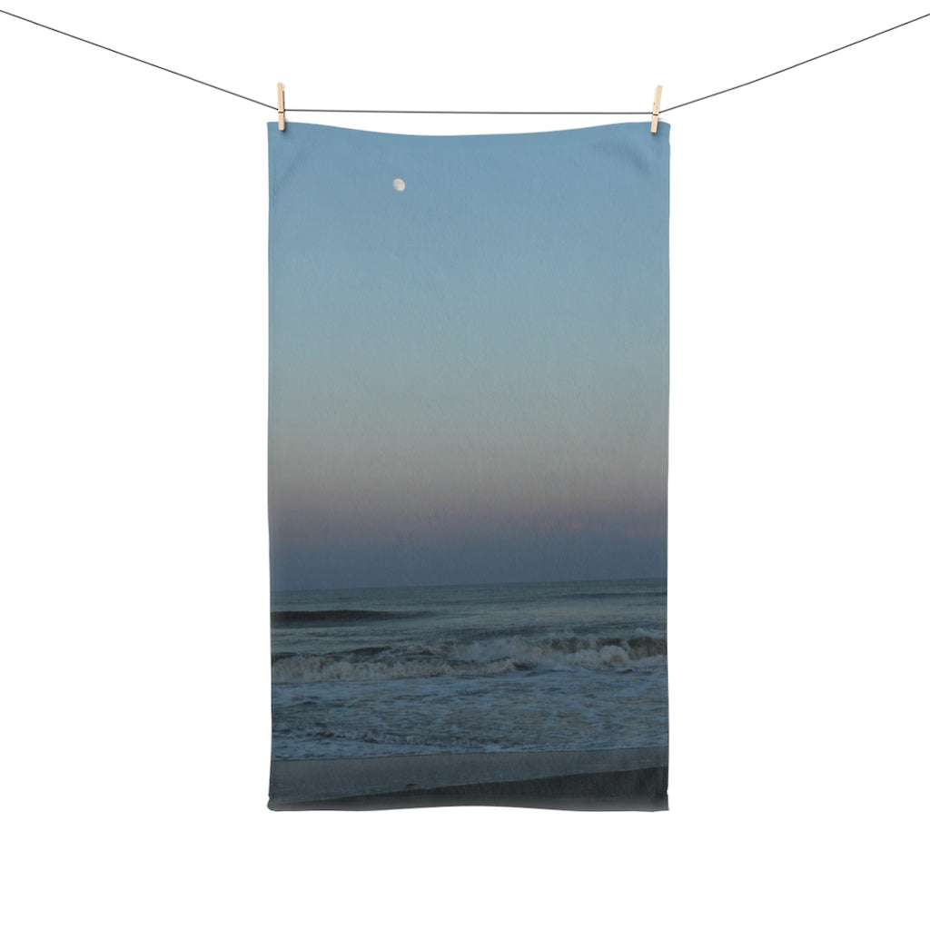 NN Fishing Hand Towel OCNJ Waves & Moon A.E.CharlesL.