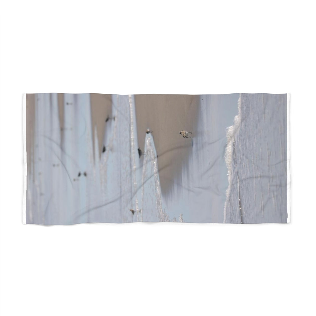 NN Beach Towel Birds Running Waves