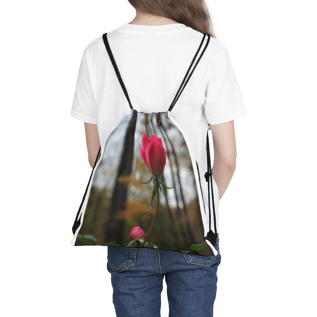 NN Outdoor Drawstring Bag Pink Rose Buds (IMD)