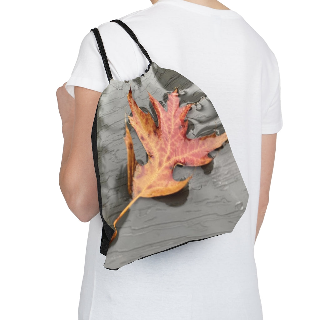 NN Outdoor Drawstring Bag Orange Leaf (OTD)