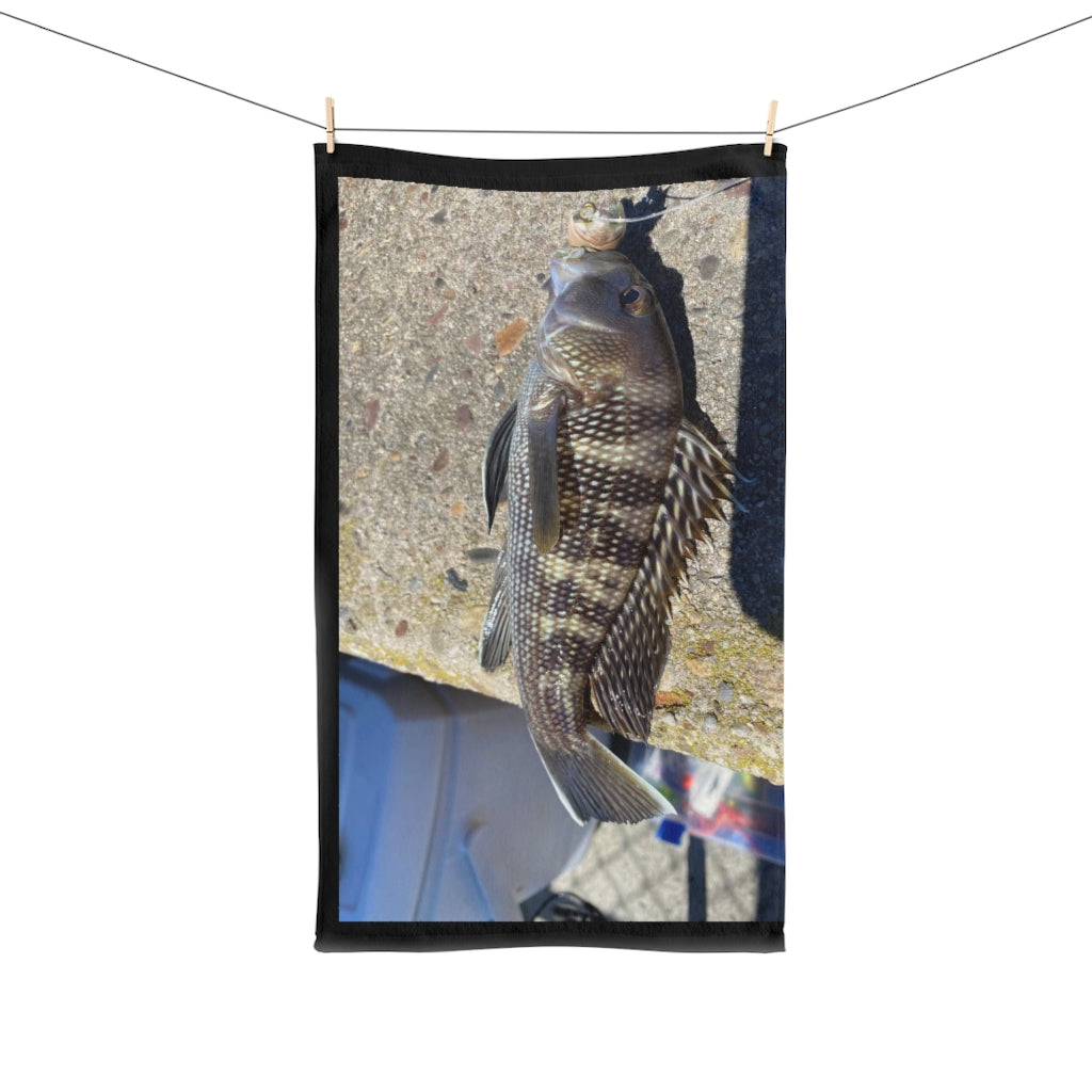 NN Fishing Hand Towel A Sea Bass