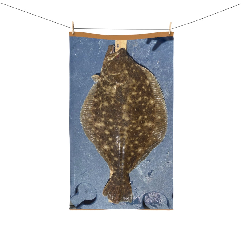 NN Fishing Hand Towel Flounder Teeth
