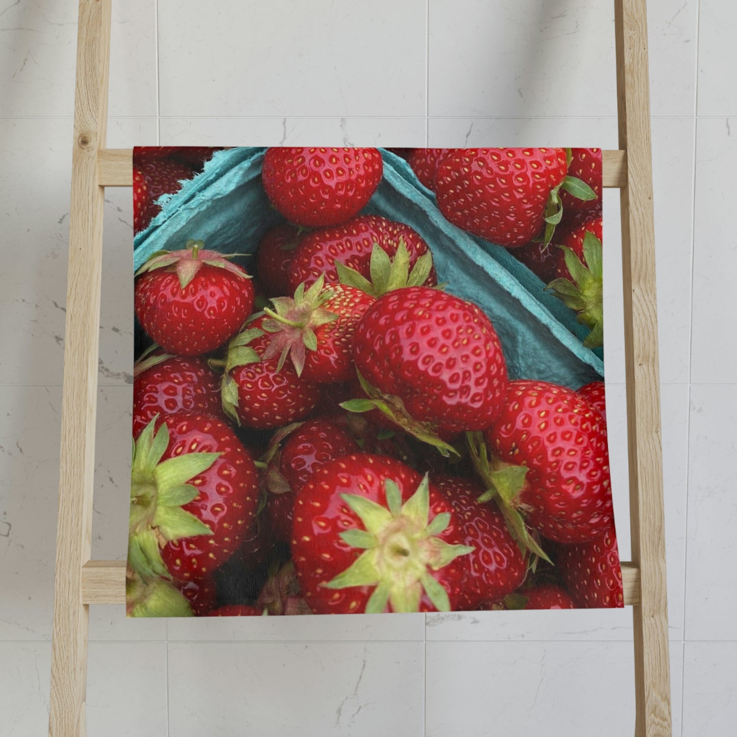 NN Fishing Hand Towel Lots Of Strawberries
