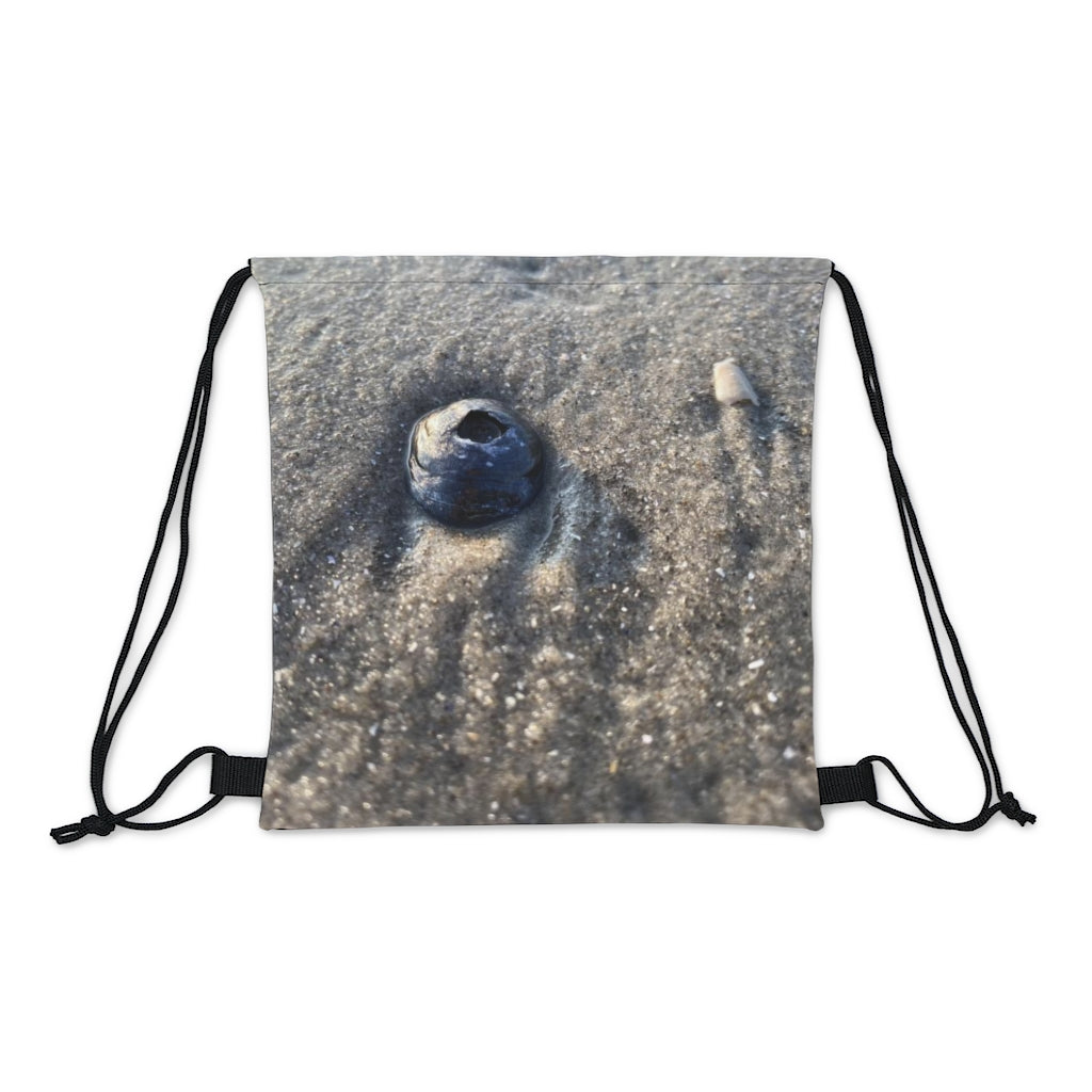 NN Outdoor Drawstring Bag Few Shells In Sand & Wave