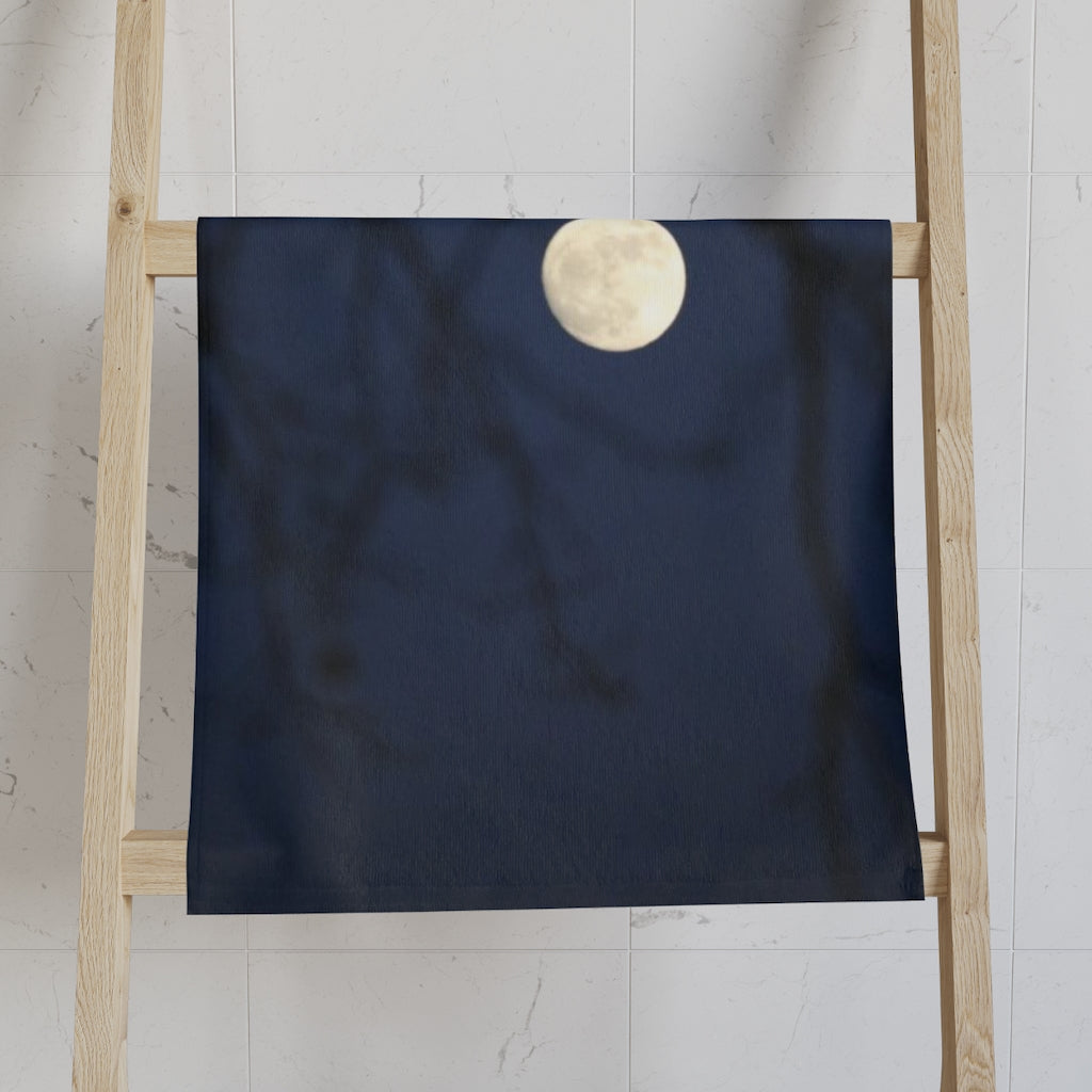 NN Fishing Hand Towel Blue Sky Moon