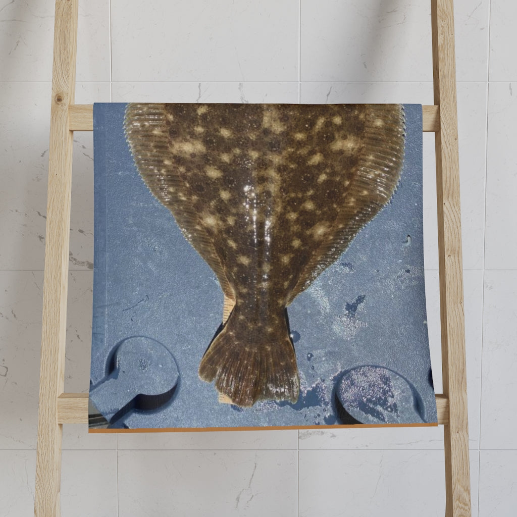 NN Fishing Hand Towel Flounder Teeth