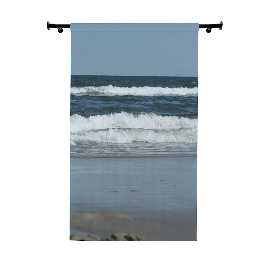 NN Window Curtains (1 Piece) OCNJ Waves Crashing In