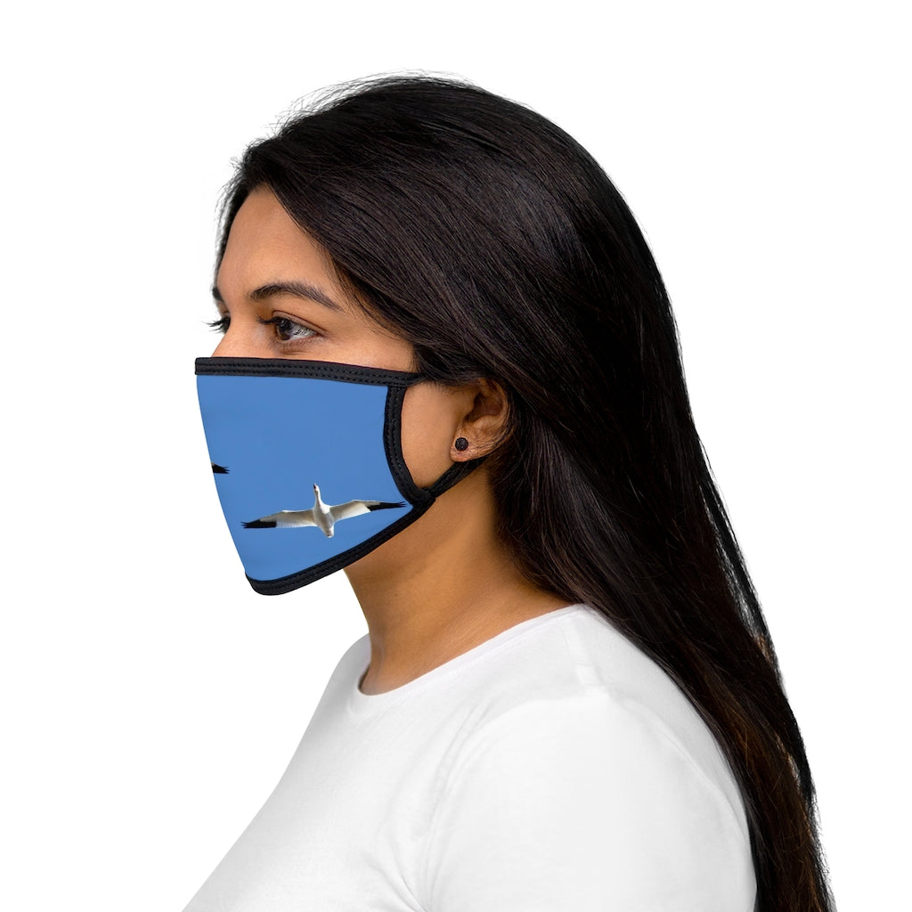 NN Mixed-Fabric Face Mask 2 Snow Geese