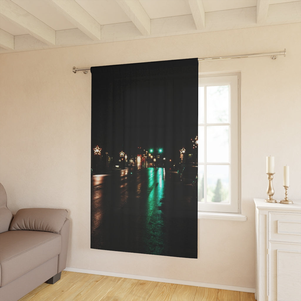 NN Window Curtains (1 Piece) Night In Town