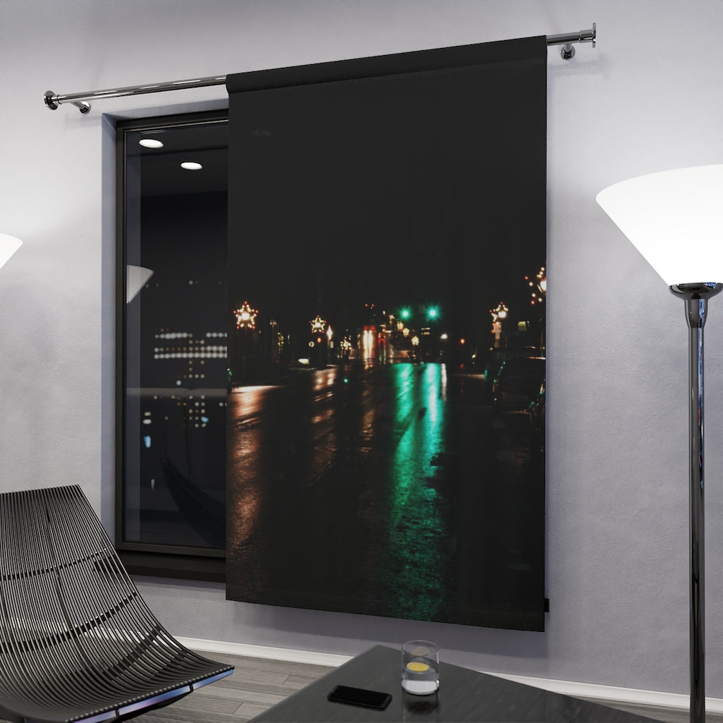 NN Window Curtains (1 Piece) Night In Town