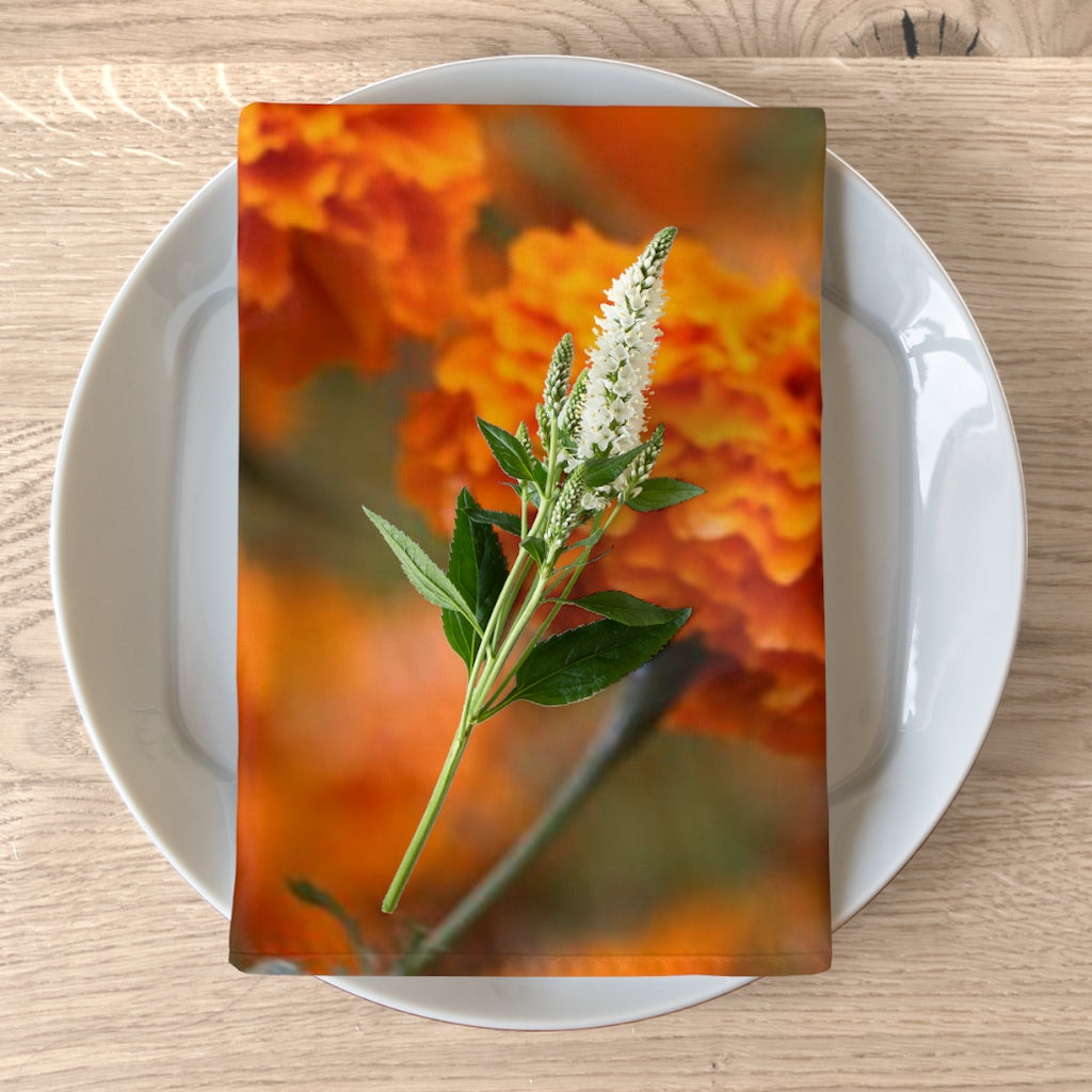 NN Napkins Orange Marigolds