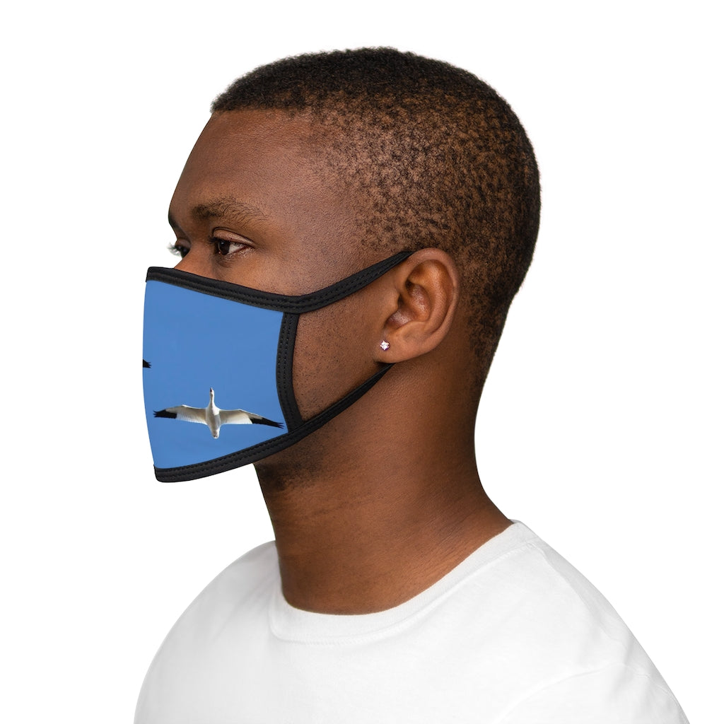 NN Mixed-Fabric Face Mask 2 Snow Geese