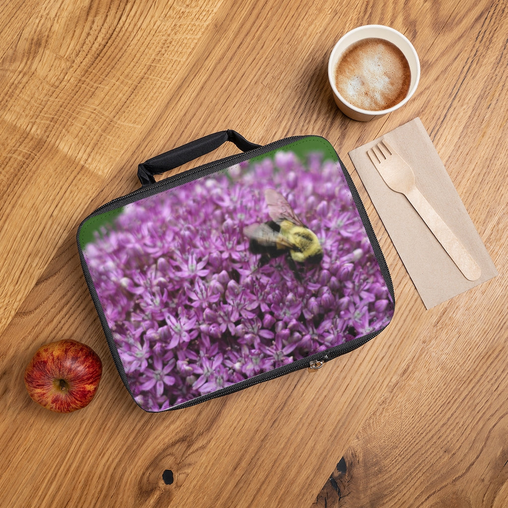 NN Lunch Bag Bee & Purple Flower
