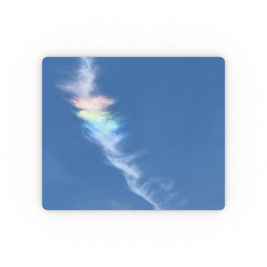 NN Rectangular Mouse Pad Rainbow Cloud