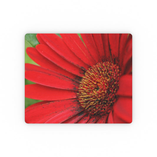 NN Rectangular Mouse Pad Big Red (R) Flower