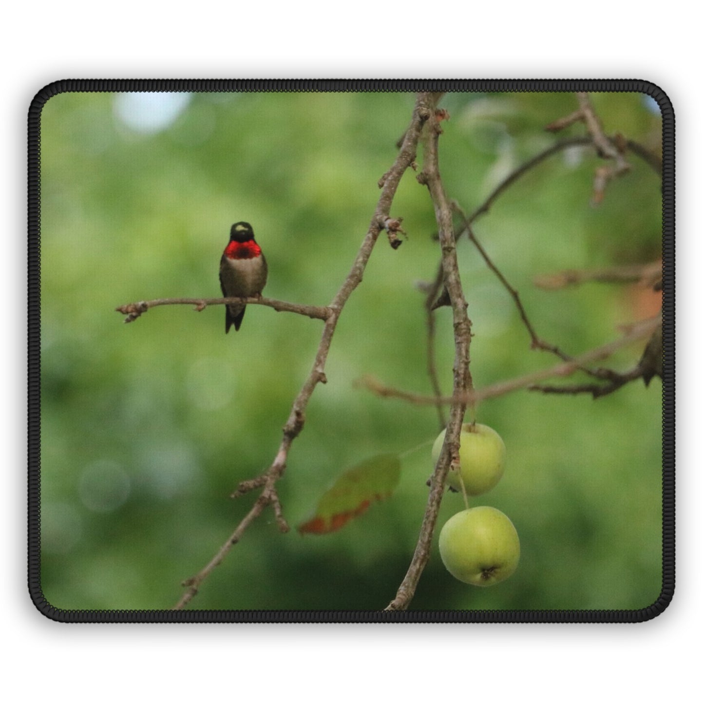 NN Gaming Mouse Pad Hummingbird & Apples