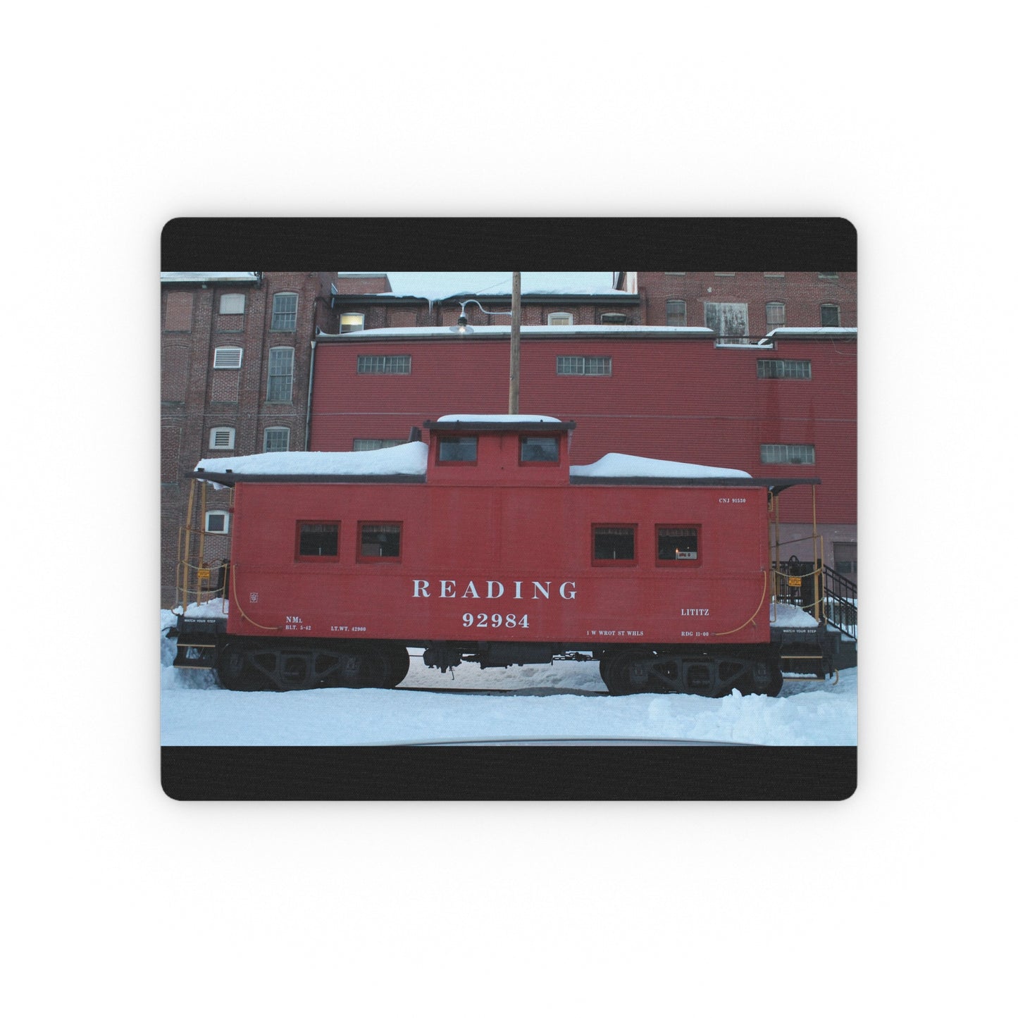 NN Rectangular Mouse Pad LSP Winter Caboose