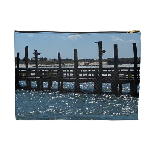 NN Accessory Pouch Blue Sky Oceanic Fishing Pier