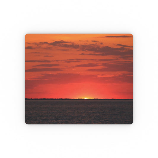 NN Rectangular Mouse Pad Orange Skies Over Waters