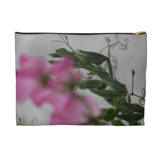 NN Accessory Pouch Pink Abstract Flowers