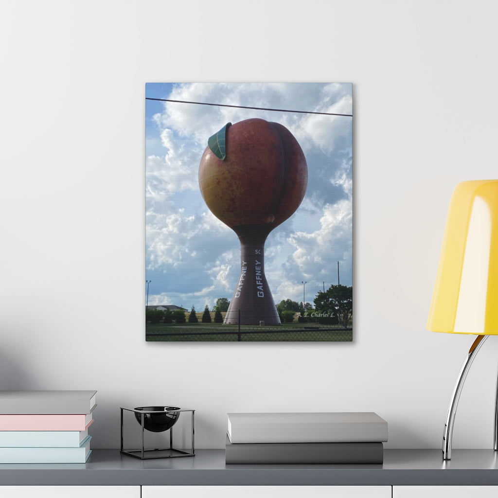 Canvas Gallery Wraps SC Peach Water Tower